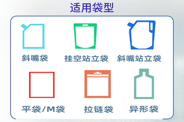 小型給袋式粉劑包裝機(jī)適用袋型